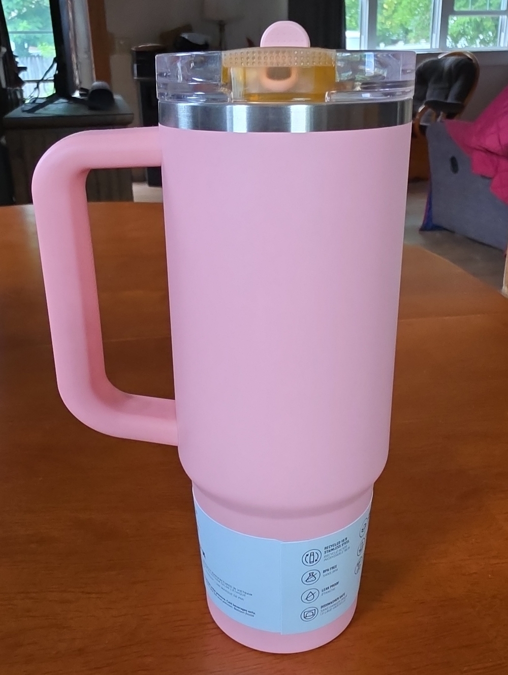 Stanley 30 oz Quencher ProTour Tumbler - Peach Rose - Picture 4 of 5